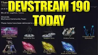 Warframe Devstream 190 Today! Gyre Prime Devils Triad & The Old Peace Showcase A Bit!