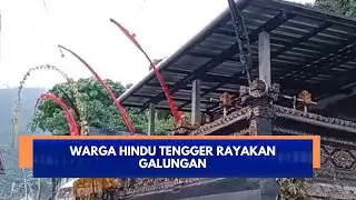 WARGA HINDU TENGGER RAYAKAN GALUNGAN