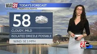Warm but cloudy Wednesday