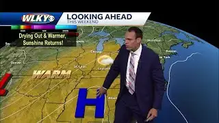 Warmer and drier skies ahead for the weekend