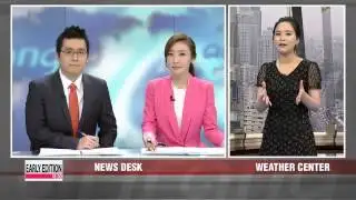 Warmer and partly sunny skies   날씨