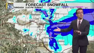 Warmer before rain, snow, cold, & wind arrive