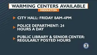 Warming centers available