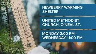 Warming shelter opening in Newberry