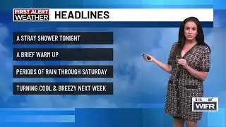 Warming temperatures, will give way to rain developing late Friday night