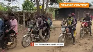 WARNING: GRAPHIC CONTENT Bodies recovered after Islamic State-linked attack in Congo