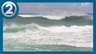 Warning level surf for north and south-facing shores through week