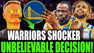 WARRIORS SHOCKER! 🚨 GOLDEN STATE JUST MADE A DECISION NO ONE SAW COMING! 🏀