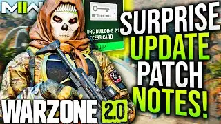 WARZONE 2: New SURPRISE UPDATE PATCH NOTES & Changes! (MW2 New Update)
