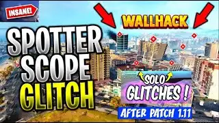 WARZONE GLITCHES: CRAZY SPOTTER SCOPE GLITCH!! **NEW**  (PING ENEMIES THROUGH WALLS)
