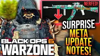 WARZONE: New SURPRISE META UPDATE PATCH NOTES! Major AK-74 NERF, BLUEPRINT UPDATE, & More!
