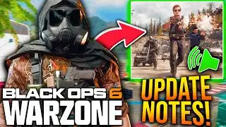 WARZONE: New SURPRISE UPDATE PATCH NOTES! Major AUDIO UPDATE, Bug Fixes, & More! (WARZONE Update)