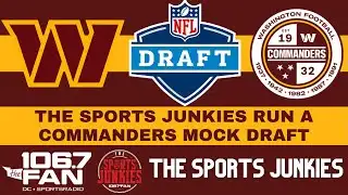 Washington Commanders Mock Draft | Sports Junkies