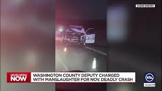 Washington County deputy charged with manslaughter after fatal motorcycle crash