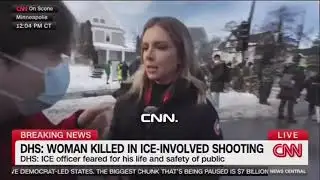 🚨WATCH Agitator confronts a reporter aggressively — until she says she works for CNN Then backs off