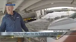 WATCH: Body camera footage following parking garage collapse