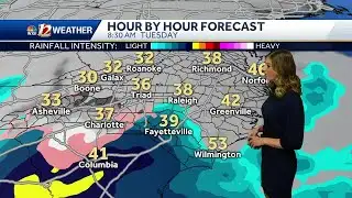 WATCH: Chilly Monday, Cold Rain Tuesday, Wintry Mix POSSIBLE