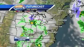 Watch: Clouds, drizzle with some late rain