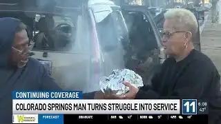 WATCH: Colorado Springs man turns struggle into service