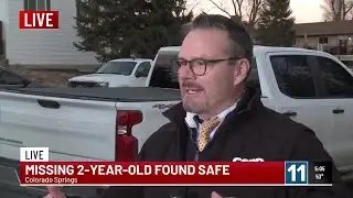 WATCH: Colorado Springs police provide update after missing 2-year-old found safe