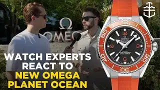 Watch experts react to new Omega Planet Ocean 2025 collection
