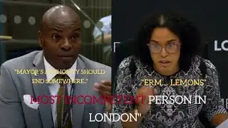 Watch Incompetent DEPUTY MAYOR  MELT DOWN When Lord Bailey Asks a Simple Question