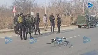 #WATCH: J-K: Security forces recover IED in Baramulla