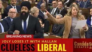WATCH: Liberal Minister Joly MELTS DOWN Under Pressure from MP Hallan