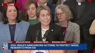 WATCH LIVE: Gov. Healey announcing actions to protect Mass. residents from ICE.