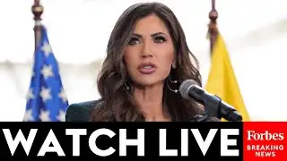 WATCH LIVE: Kristi Noem Briefs Press About ICE Operations In Sarasota, Florida