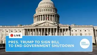 Watch live: President Trump signs bill to end government shutdown