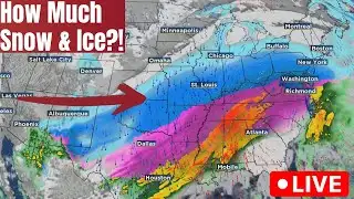🔴WATCH LIVE: TIMING And TOTALS For Major Weekend Winter Storm