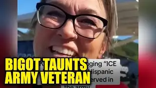 WATCH: MAGA Karen Unleashes Racist Wrath on Army Veteran