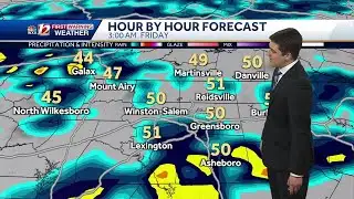 WATCH: Mild & breezy Thursday afternoon, rain chances increase overnight