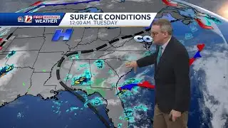 WATCH: Milder, breezy and dry week changes by the weekend