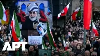 WATCH: Mourners Hold Funeral for Iranian Security Forces Killed in Unrest | APT