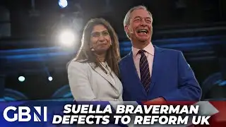 WATCH: Nigel Farage unveils Suella Braverman as latest Reform UK defector