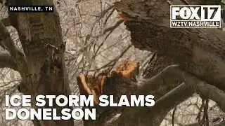 WATCH OUT! Falling trees, power outages leave Donelson neighbors trapped