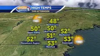 Watch: Partly cloudy, cool on Thursday