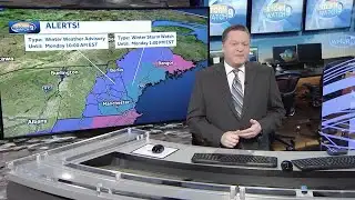 Watch: Partly cloudy, snow tonight