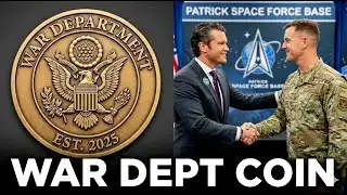 WATCH: Pete Hegseth Awards War Department Coins at Space Force Ceremony