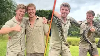 Watch Robert Irwin Meet His DOPPELGANGER!