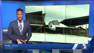 WATCH: Saline County Fairground arena roof collapses
