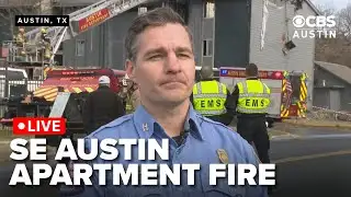 WATCH: SE Austin abandoned apartment complex fire