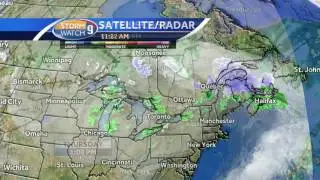 Watch: Some sunshine on breezy, milder day