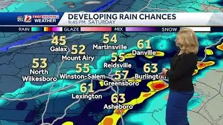 WATCH: Spotty Rain Overnight Plus Isolated Severe Storms Possible Saturday