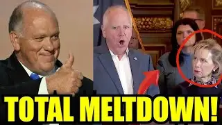 Watch Tim Walz MELTDOWN after Learning Tom Homan Just Destroyed His Plans