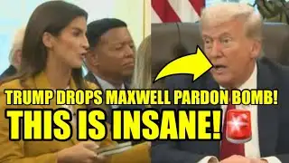 WATCH: Trump Drops GHISLAINE MAXWELL PARDON BOMB🚨