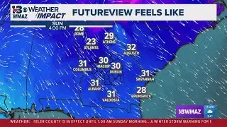 WATCH: Weather Impact forecast after snow impacting Central Georgia
