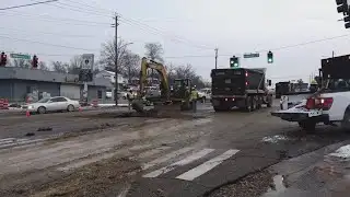Water main break closes intersection near Chilhowee Park in Knoxville